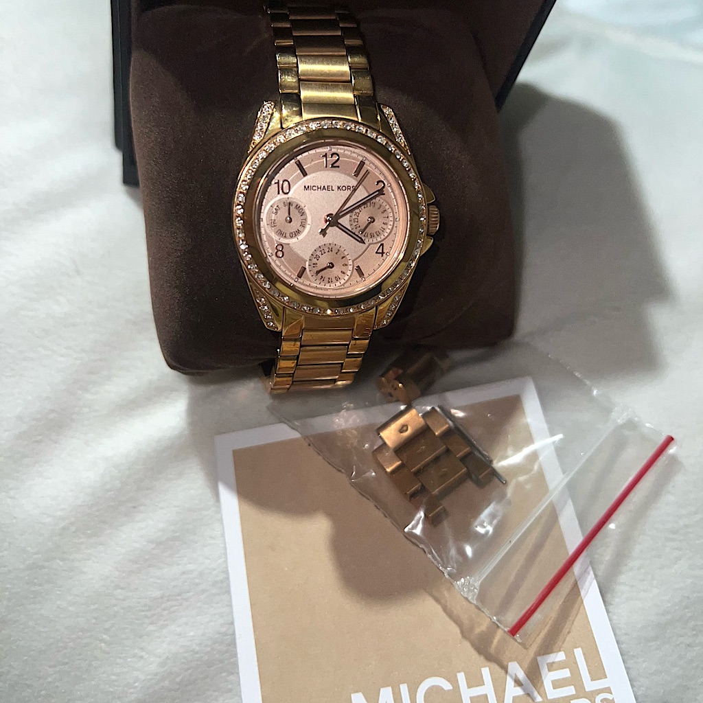 Michael Kors In Box- Rose Gold Never Used